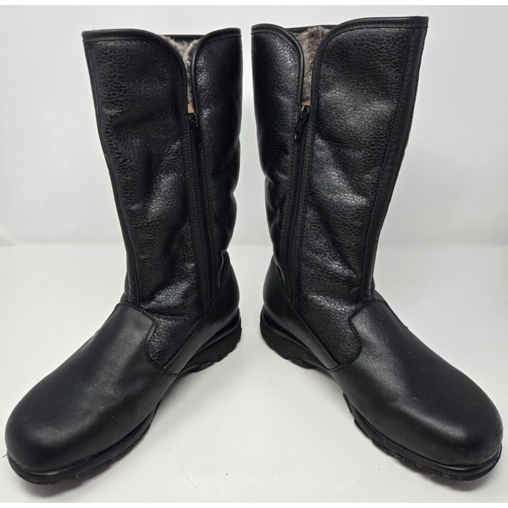 TOE WARMERS WOMEN'S T08668 SHELTER BLACK WATERPROOF MID-CALF BOOTS SIZE 7WW